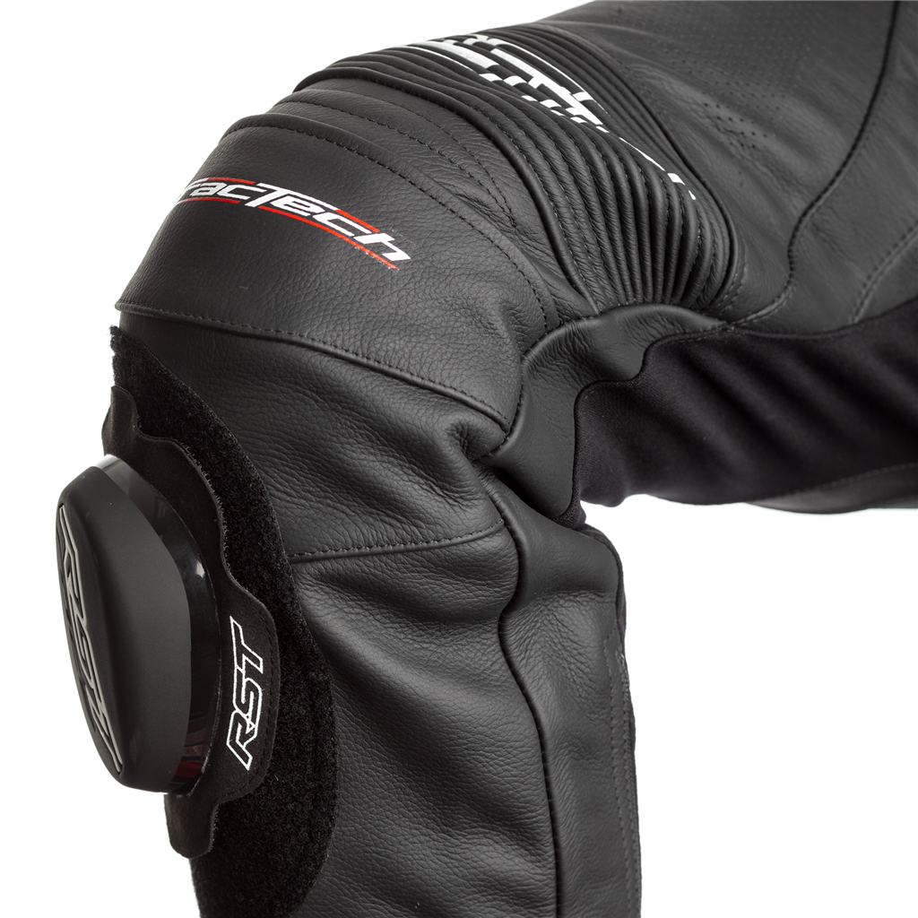 RST TracTech Evo 4 CE Leather Suit - White / Red / Black