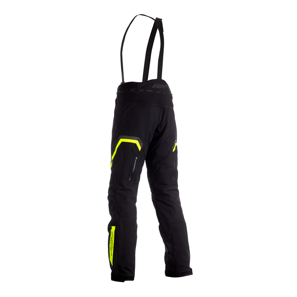RST 2372 Pro Series Pathfinder CE Textile Trousers - Black / Flo Yellow