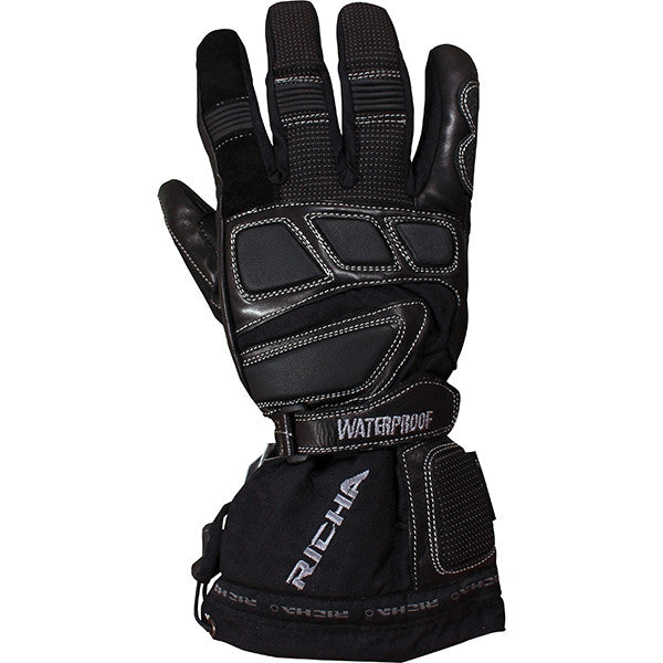 Richa Carbon Motorbike Motorcycle Winter Gloves.Black - Richa - - MSG BIKE GEAR - 1