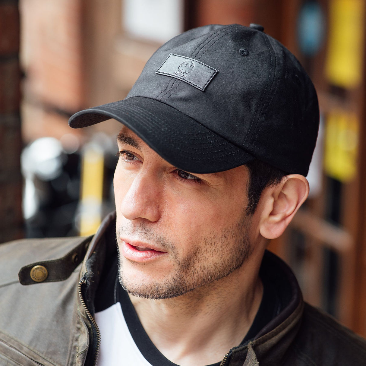 Merlin Horsham Wax Cap Adjustable Black