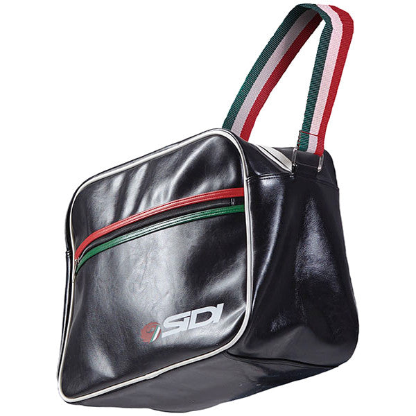 OFFICIAL SIDI CASUALS LUXE FLIGHT COURIER SATCHEL BAG ITALIAN FLAG - BLACK - Sidi - - MSG BIKE GEAR - 1