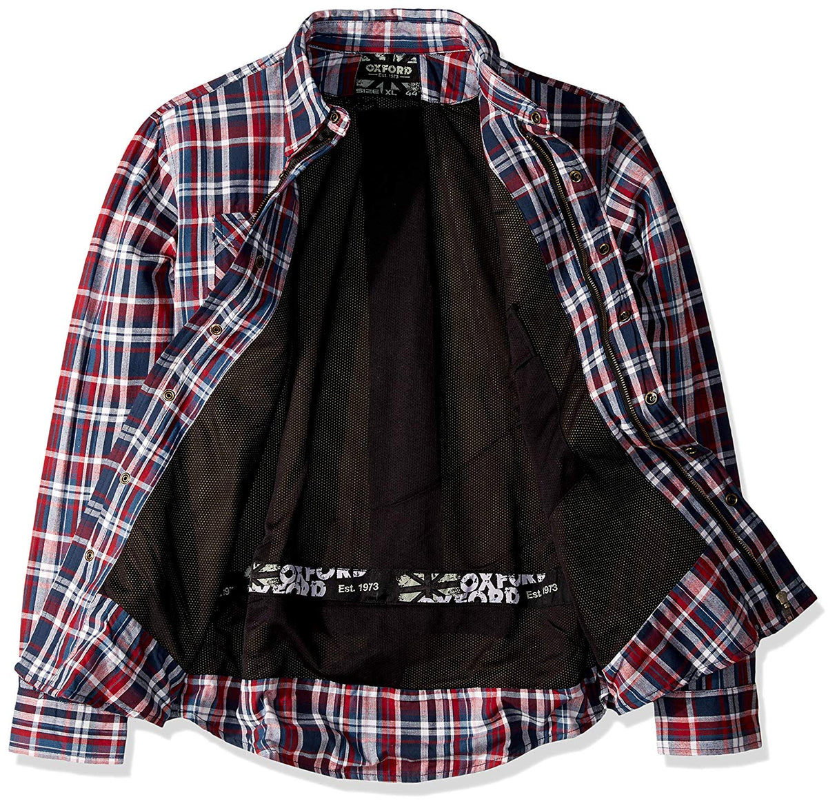 Oxford Kickback Shirt - Red / Blue