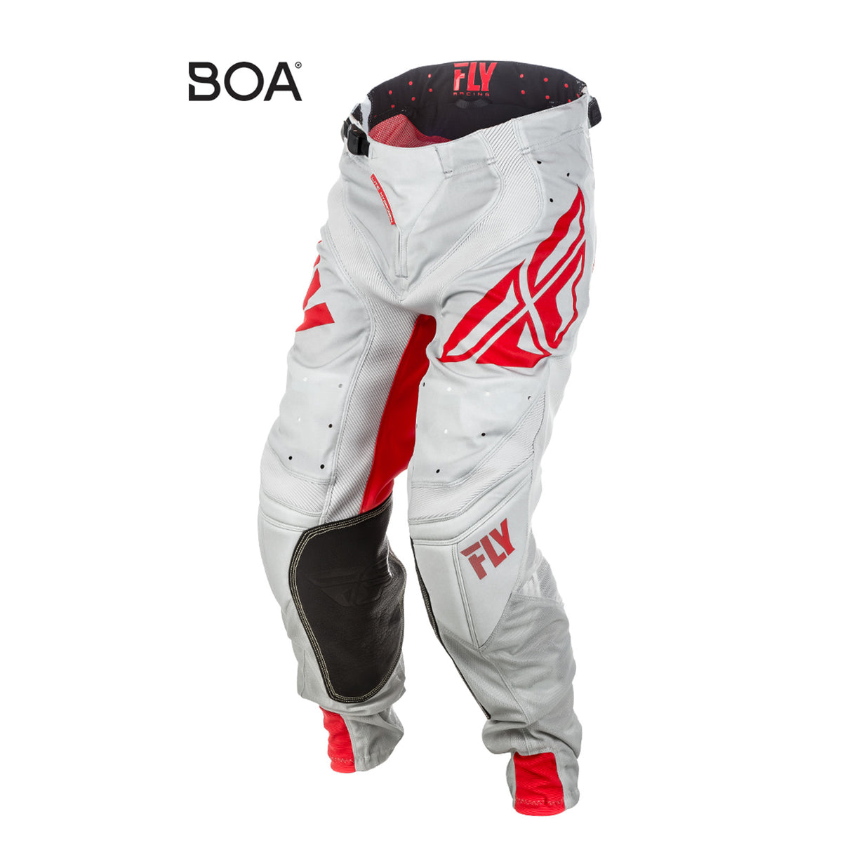 Fly Racing Lite Hydrogen Adult Off Road MX Pants Bottoms - Red/Grey