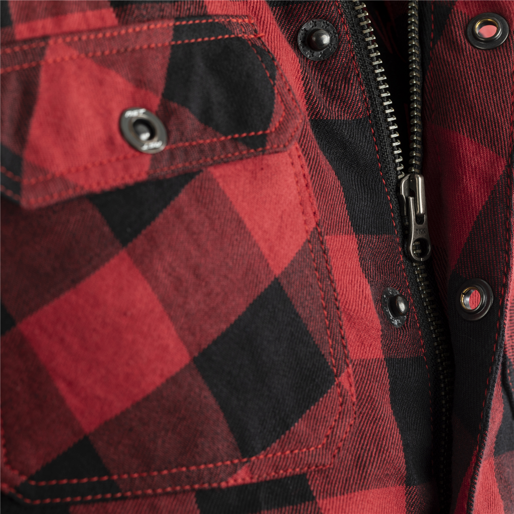 RST Lumberjack CE Armoured Chequered Shirt - Red