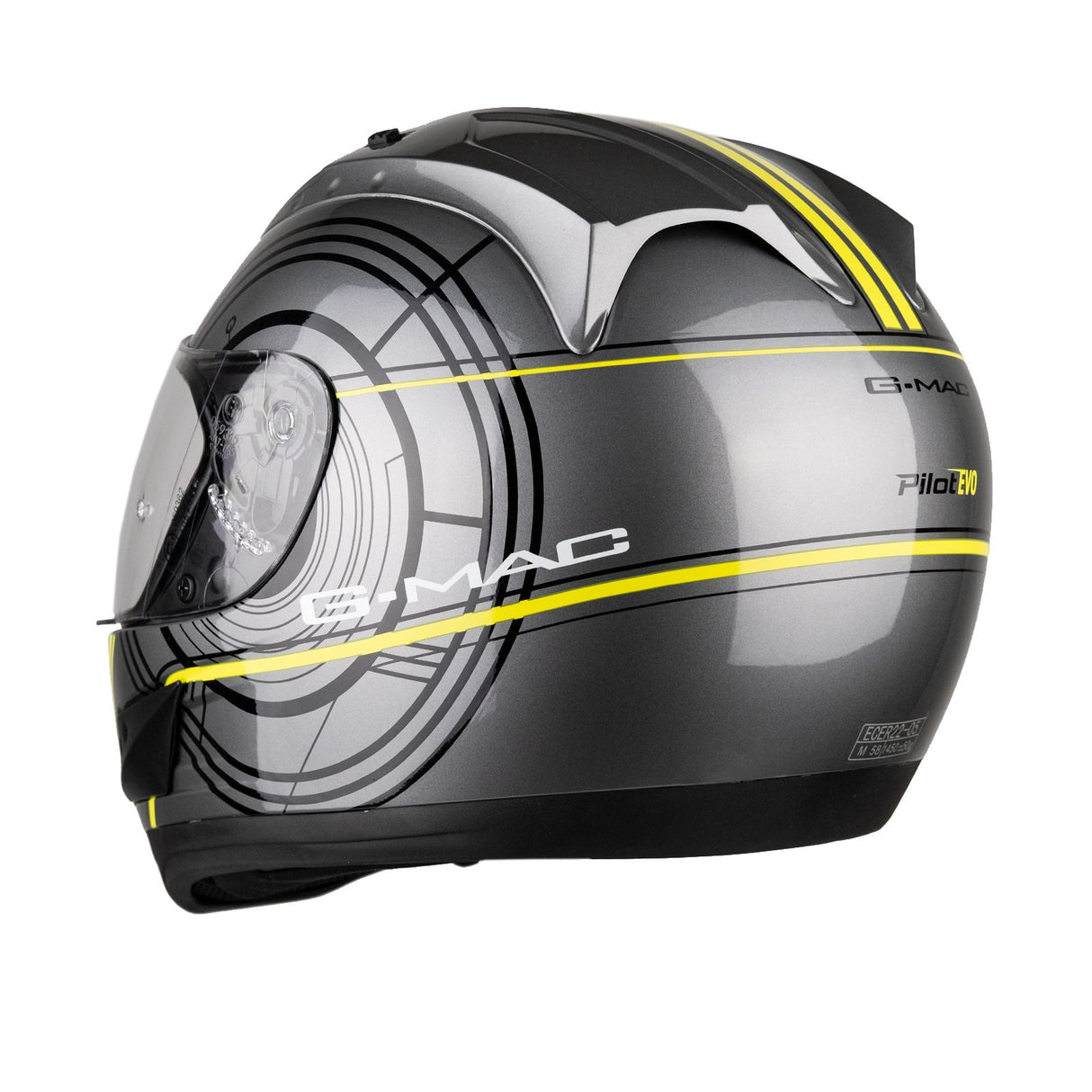 G-Mac Pilot Evo Full Face Motorcycle Helmet