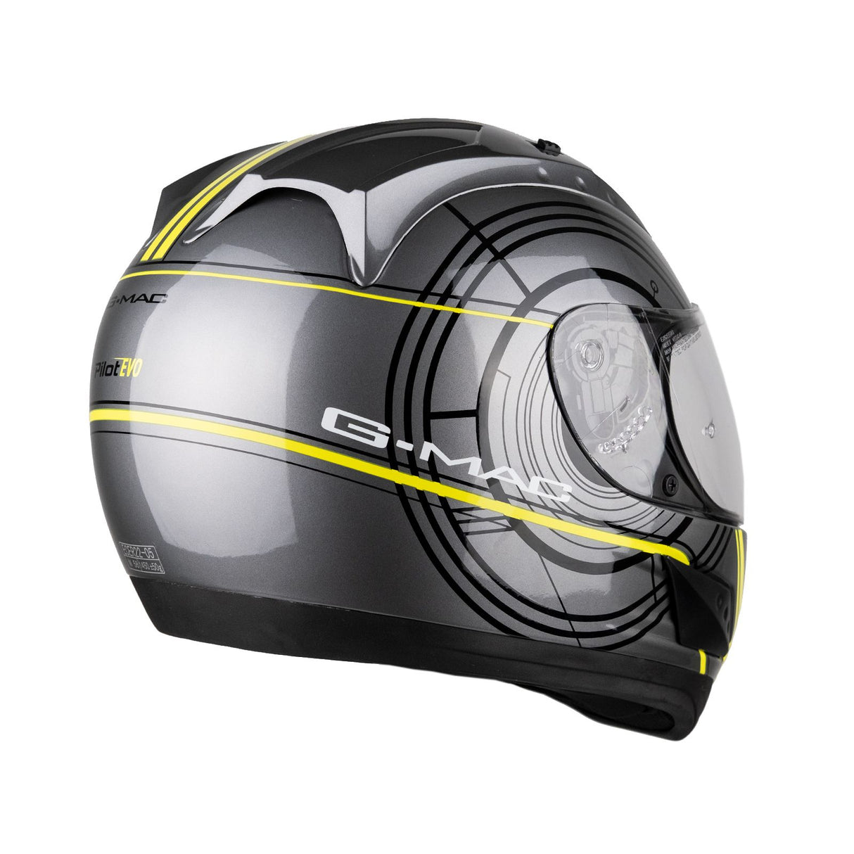G-Mac Pilot Evo Full Face Motorcycle Helmet