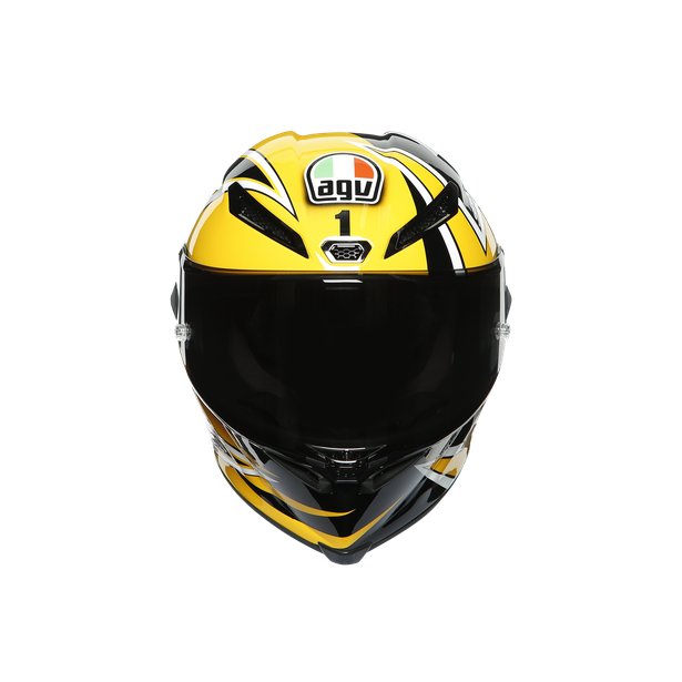 AGV Pista GP-RR Carbon Full Face Helmet Rossi Yamaha Laguna Seca Test 2005 + Smoke Visor