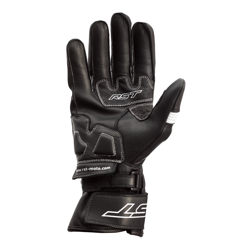 RST Pilot CE Sports Gloves - Black / White