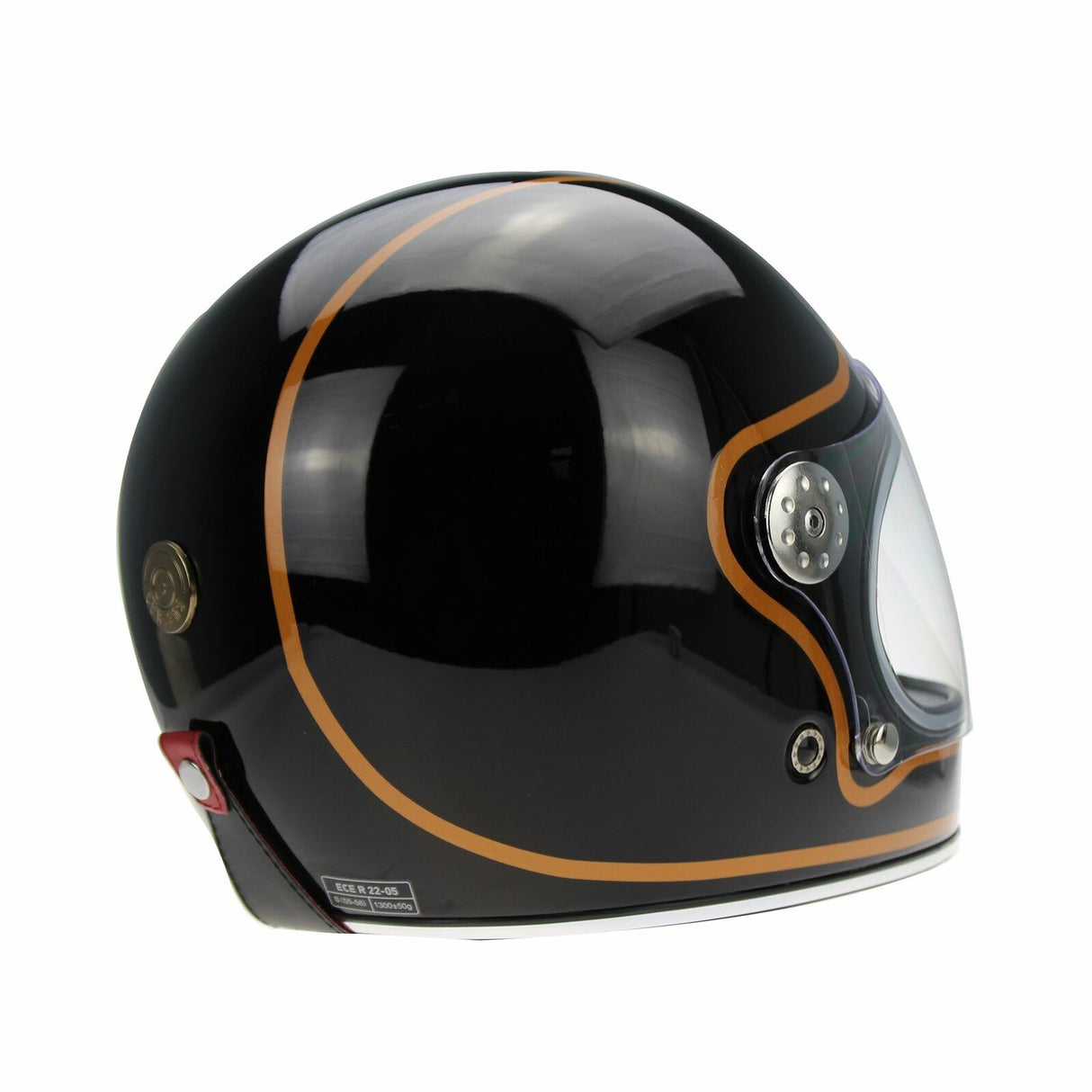Viper F656 Vintage Full Face Helmet - Black / Copper