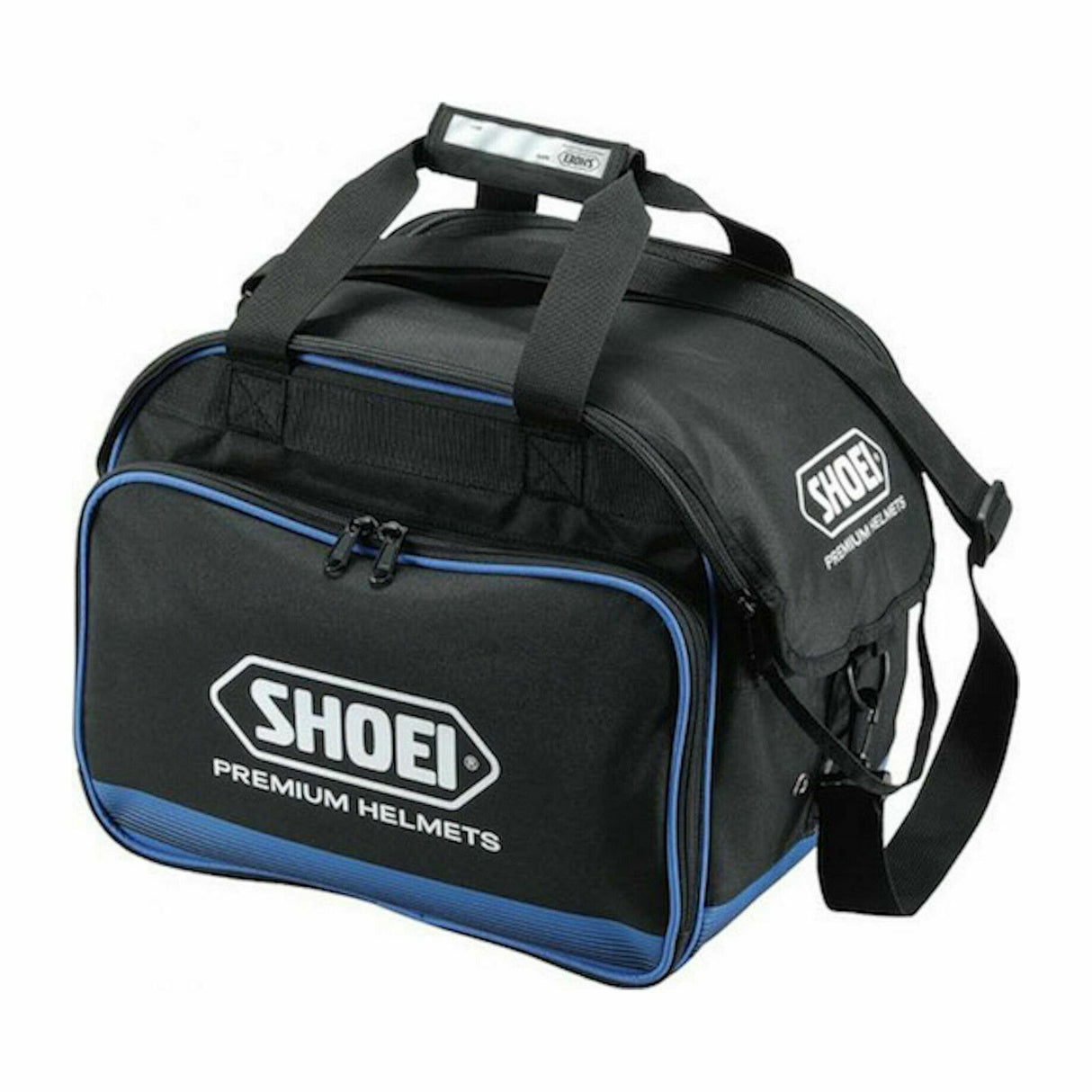 Shoei Racing Fleece Lined Helmet Bag - Black / Blue