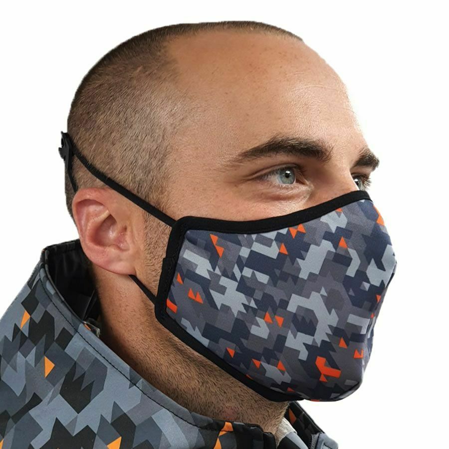 Spada Washable / Reusable Social Face Mask - Digital Camo