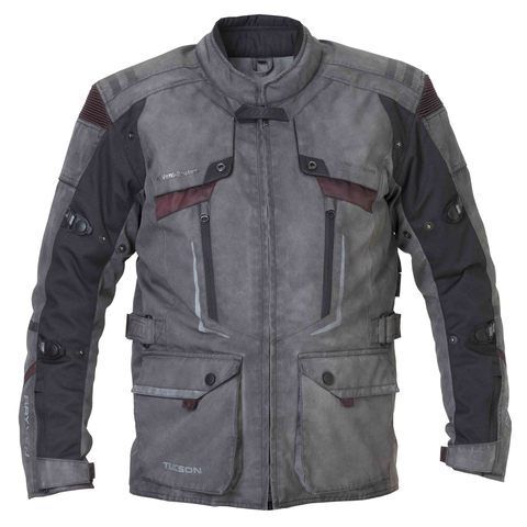 Rayven Tucson Waterproof Textile Adventure Jacket - Grey