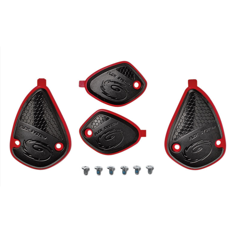 Sidi Crossfire Motorcycle Boots Ankle Support -Black/Red + Screws