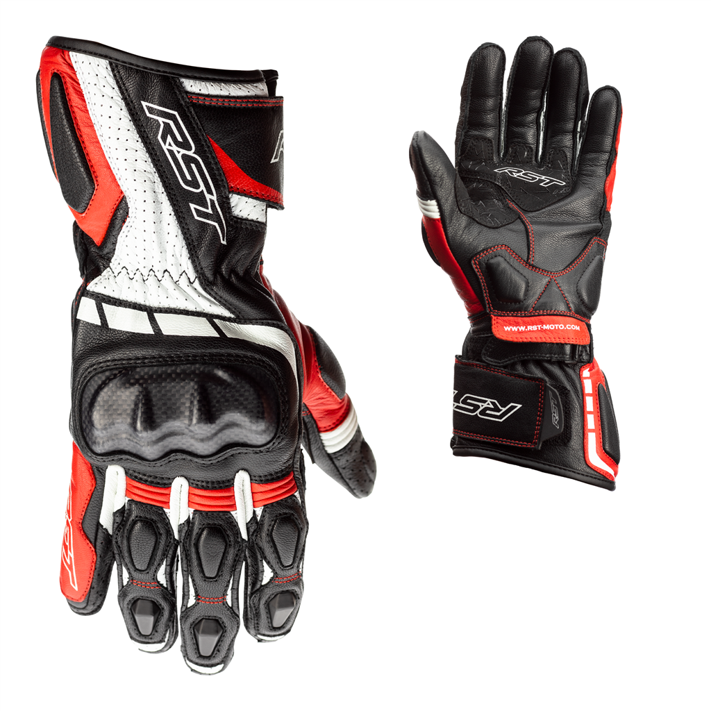 RST 2391 Axis CE Sports Gloves - Black / Red / White