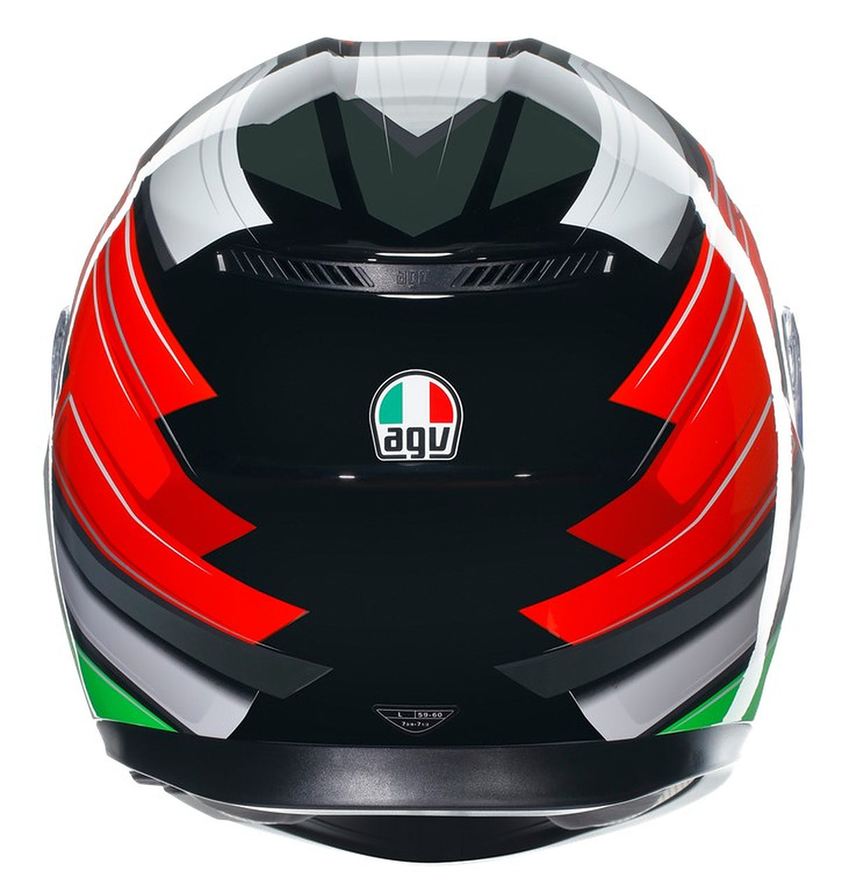AGV K3 E2206 Full Face Motorcycle Helmet - Wing Black, Italy