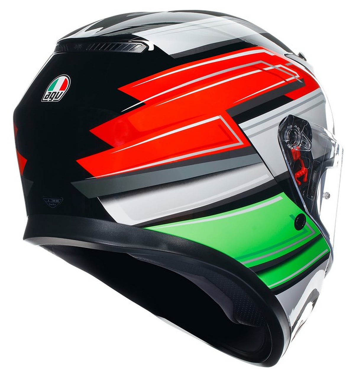 AGV K3 E2206 Full Face Motorcycle Helmet - Wing Black, Italy