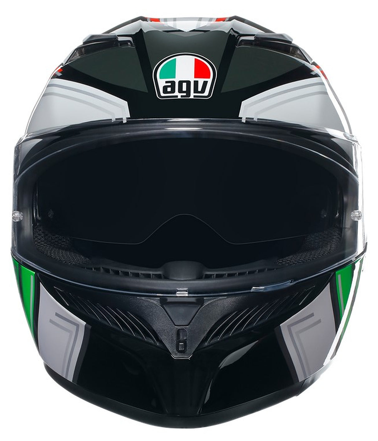 AGV K3 E2206 Full Face Motorcycle Helmet - Wing Black, Italy