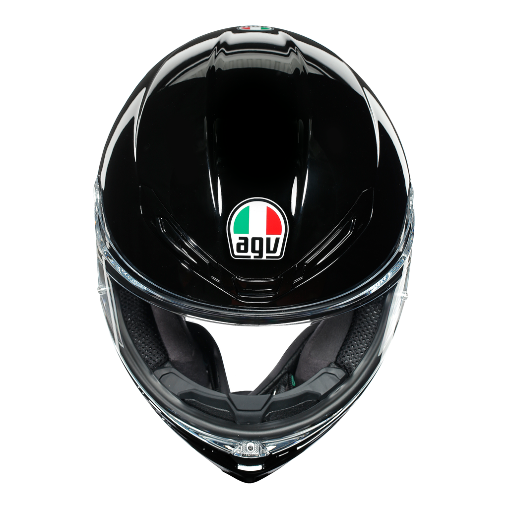 AGV K6 "Solid" Full Face Helmet - Black