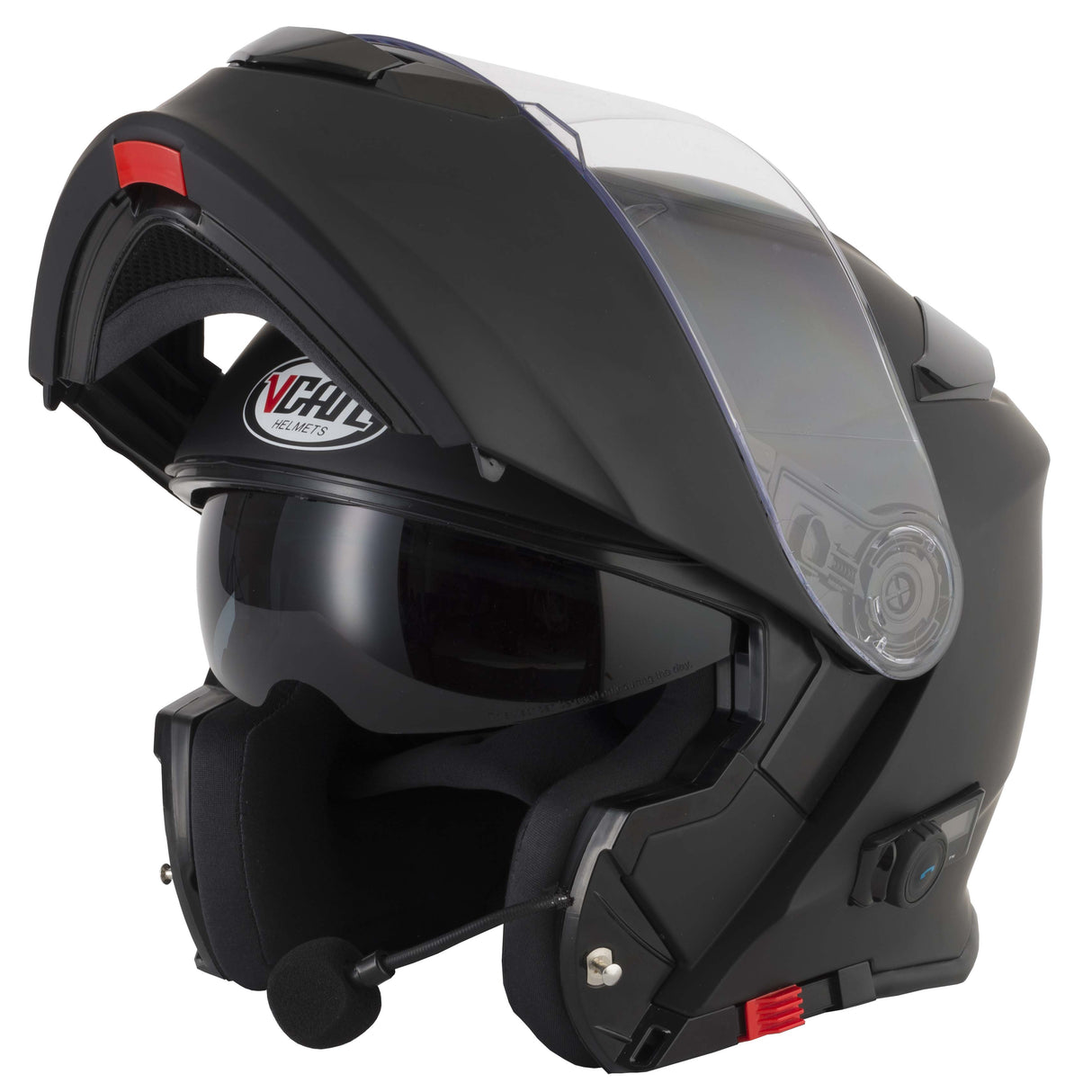 Vcan V271 Blinc Flip Front Helmet - Matt Black