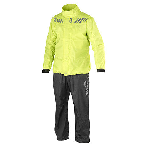 Givi Waterproof Over Jacket & Trouser Suit - Black / Fluo