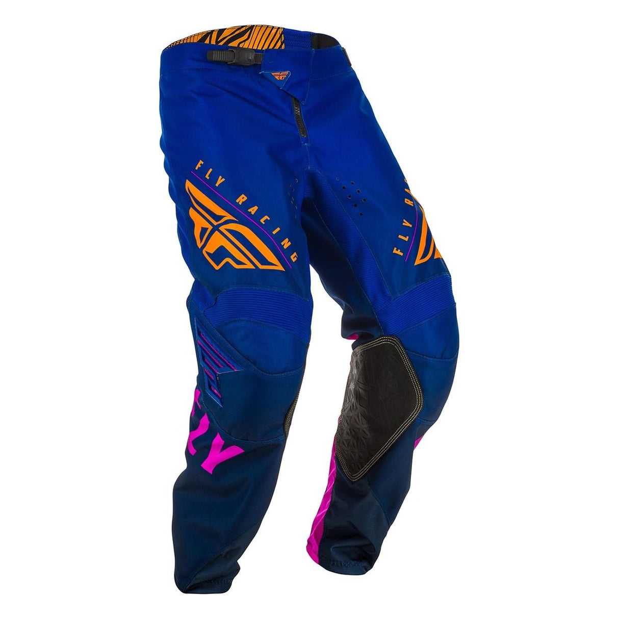 Fly Racing Kinetic K220 Motocross Pants - Midnight/Blue/Orange