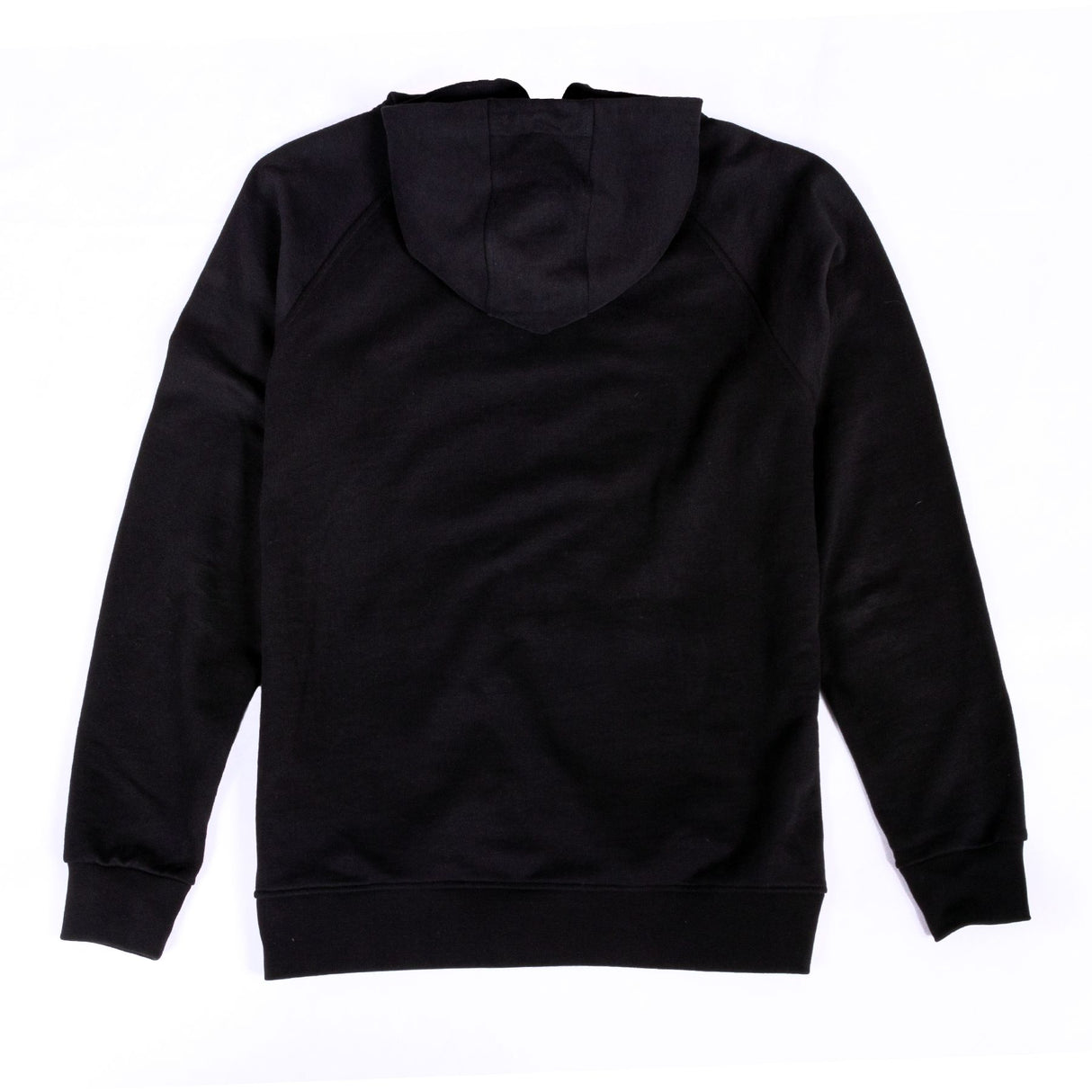 Merlin Sycamore Pull Over Organic Cotton Fleece Hoody Black