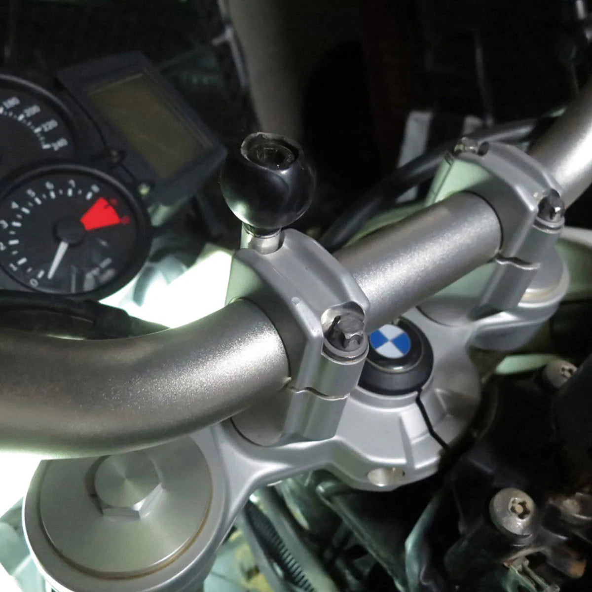 RAM® Motorcycle Handlebar Clamp Base with M8 Bolts