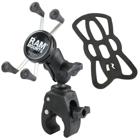 RAM® X-Grip® Phone Mount with RAM® Tough-Claw™ Small Clamp Base - Short Connector Arm