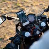 RAM® X-Grip® Phone Mount with RAM® Tough-Claw™ Small Clamp Base - Short Connector Arm