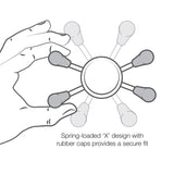 RAM® X-Grip® Phone Mount with RAM® Snap-Link™ Tough-Claw™ For Smaller Devices