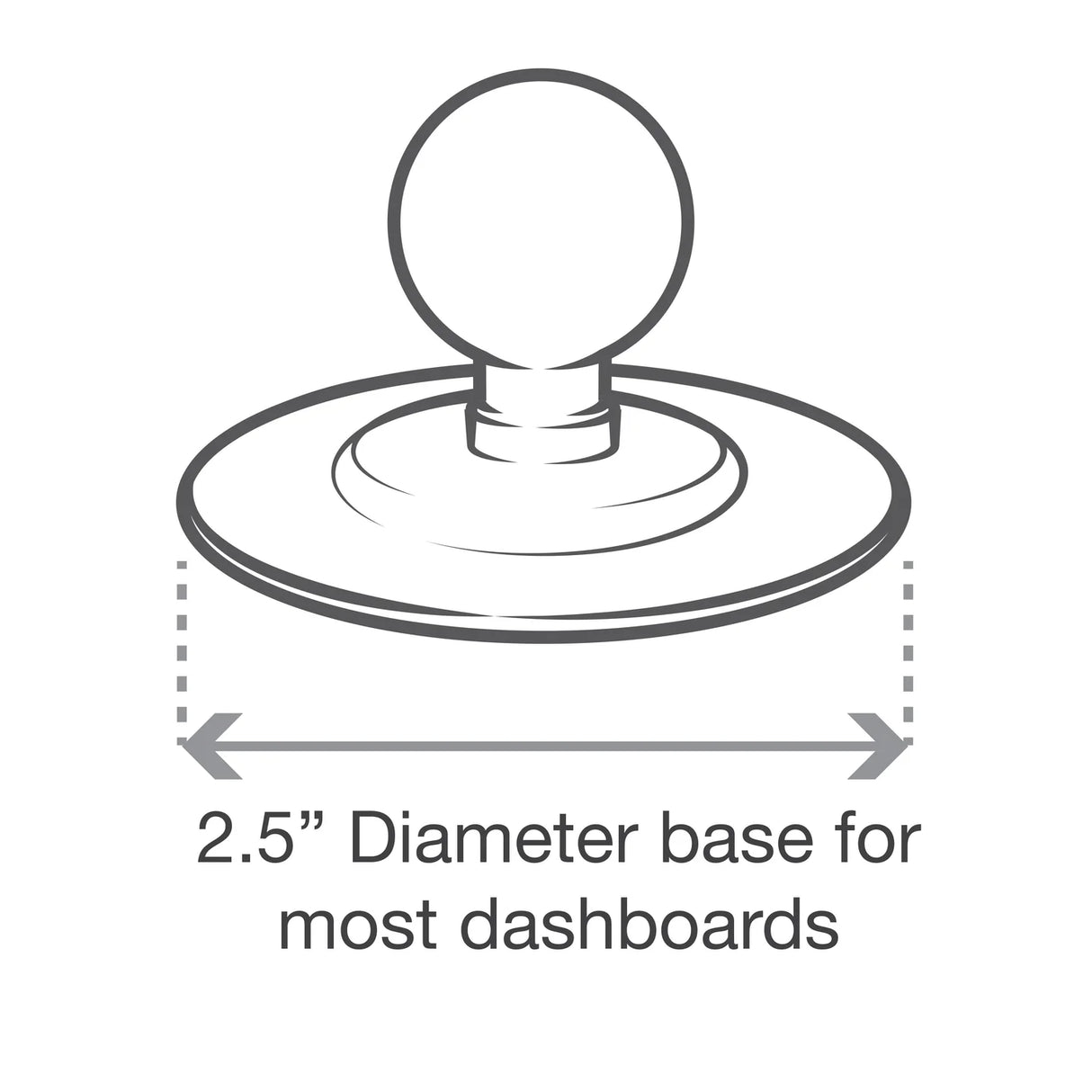 RAM® Flex Adhesive Ball Base