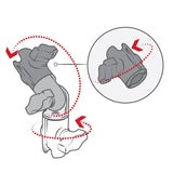 RAM® Composite Double Socket Swivel & Ratchet Arm