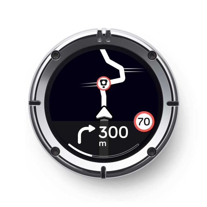 Beeline Moto II Bike Motorcycle Navigation System - Classic Edition Chrome