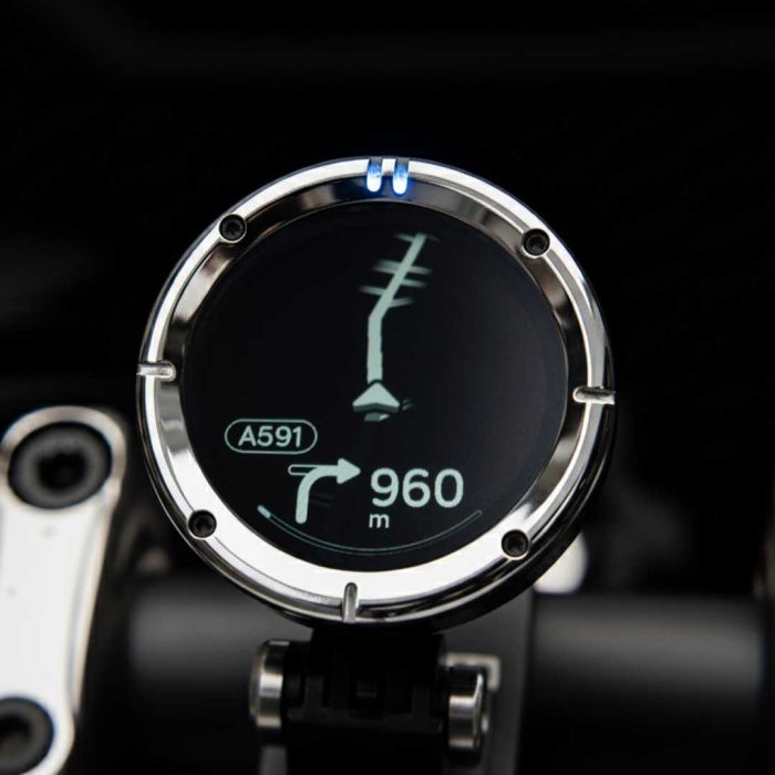 Beeline Moto II Bike Motorcycle Navigation System - Classic Edition Chrome