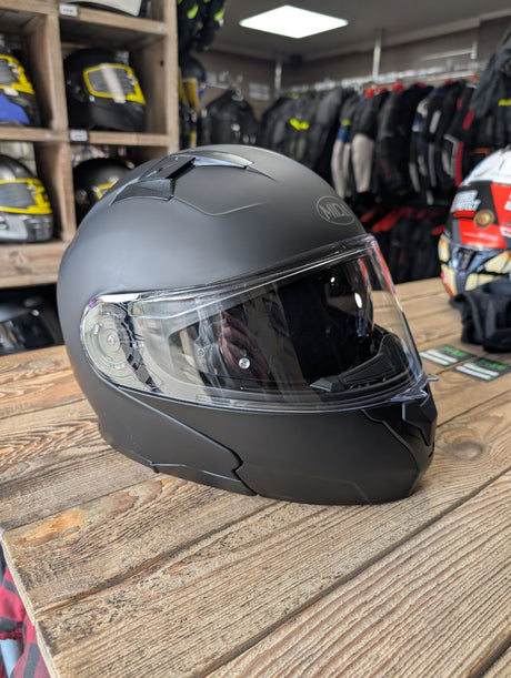 MIDA MV-5 Flip Front DVS Modular Motorcycle Helmet Matt Black - 2XL