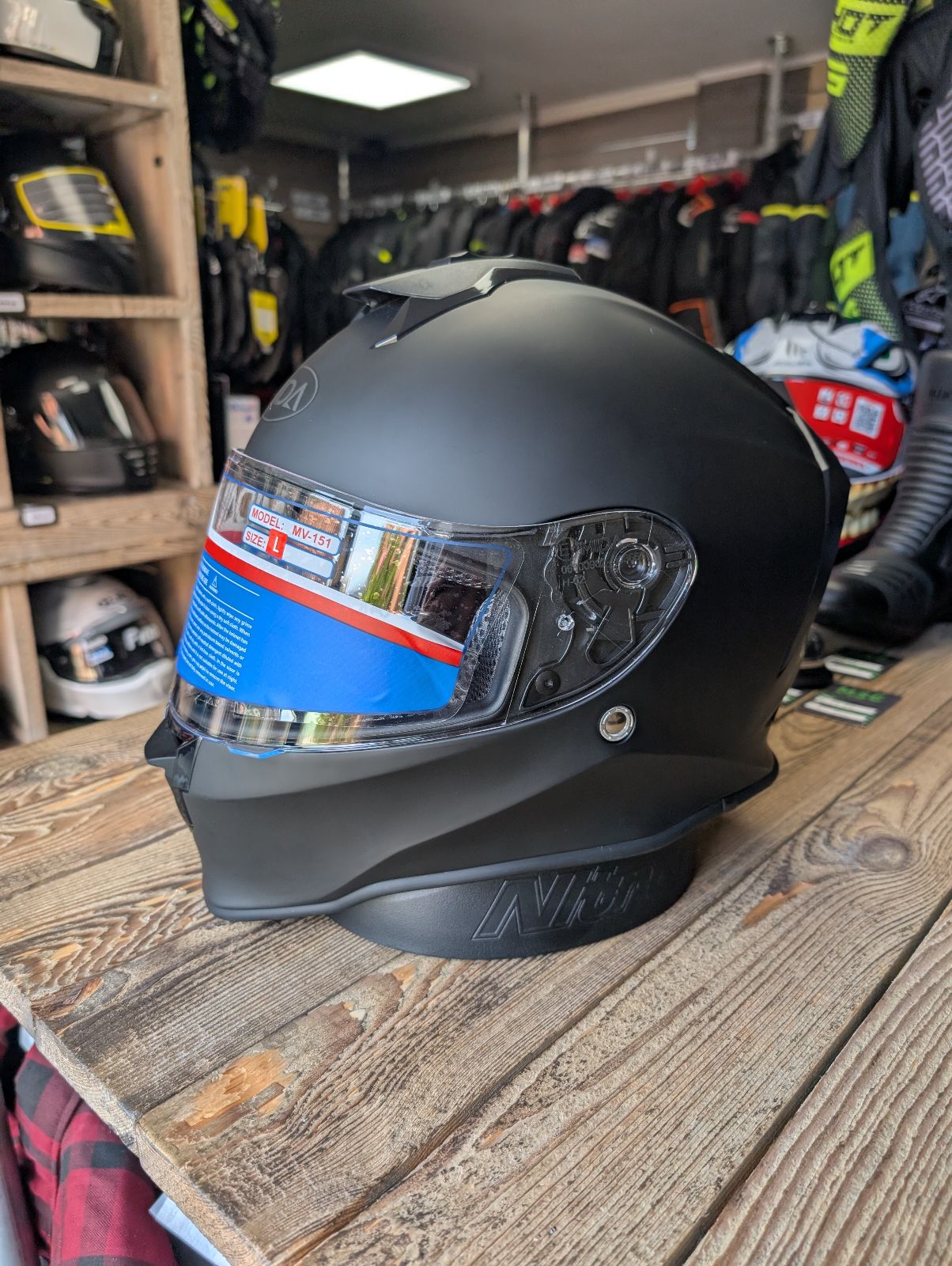 MIDA MV-151 Full Face Motorcycle Helmet ECE 22.06 - Matt Black L
