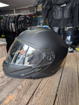 G-Mac Glide Evo Modular Flip Up DVS Motorcycle Helmet Matt Black - XL