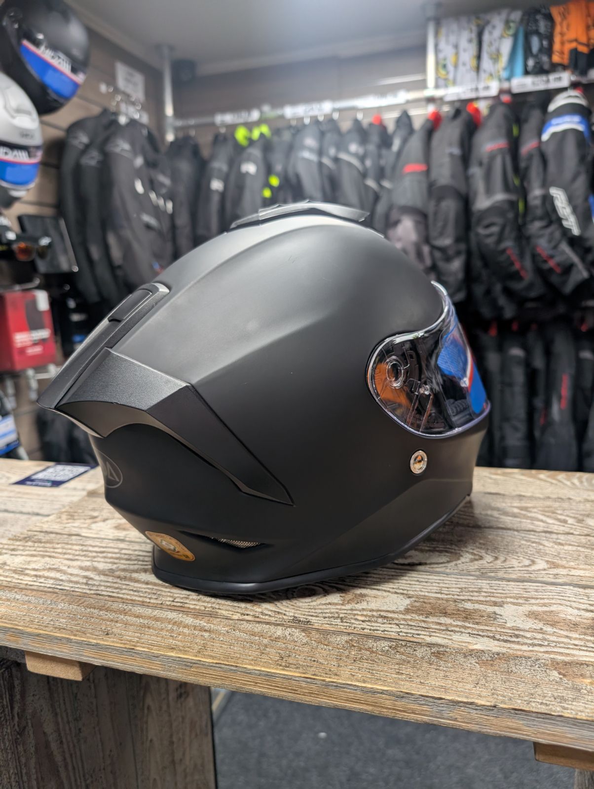 MIDA MV-151 Full Face Motorcycle Helmet ECE 22.06 - Matt Black S Warehouse Deal