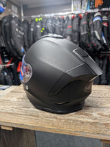 MIDA MV-151 Full Face Motorcycle Helmet ECE 22.06 - Matt Black S Warehouse Deal