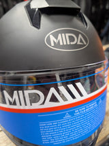 MIDA MV-151 Full Face Motorcycle Helmet ECE 22.06 - Matt Black S Warehouse Deal