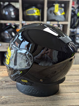 G-Mac Glide Evo Modular Flip Up DVS Motorcycle Helmet Gloss Black - XL