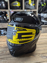 G-Mac Glide Evo Modular Flip Up DVS Motorcycle Helmet Gloss Black - XL