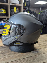G-Mac Glide Evo Modular Flip Up DVS Motorcycle Helmet Gloss Gunmetal Grey Small
