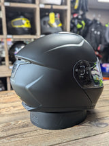 G-Mac Axis Evo 2.0 Modular Flip Up DVS Motorcycle Helmet - Matt Black Medium