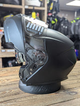 G-Mac Axis Evo 2.0 Modular Flip Up DVS Motorcycle Helmet - Matt Black Medium