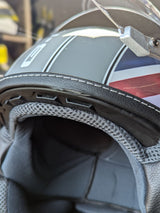 G-Mac Metro Evo Jet Open Face Motorcycle Helmet London Light - XLarge