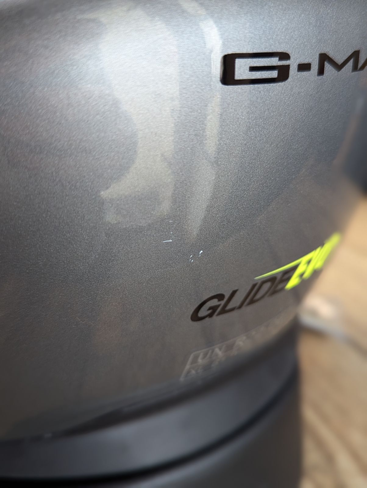 G-Mac Glide Evo Modular Flip Up DVS Motorcycle Helmet Gunmetal Grey - X Large