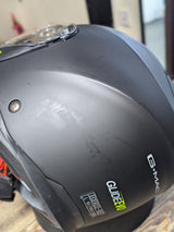 G-Mac Glide Evo Modular Flip Up DVS Motorcycle Helmet Satin Black - Large