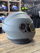 G-Mac Concept Evo Modular Flip Up DVS Motorcycle Helmet Satin Gunmetal - Large