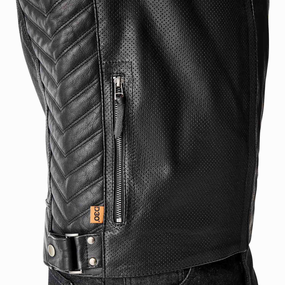 RST Roadster Air D3O Mens Vented Leather Motorcycle Jacket